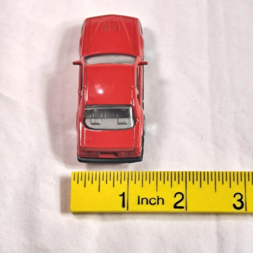 Vintage Matchbox‎ 1987 Red/Grey Ford Thunderbird Turbo Coupe Interior Mac…